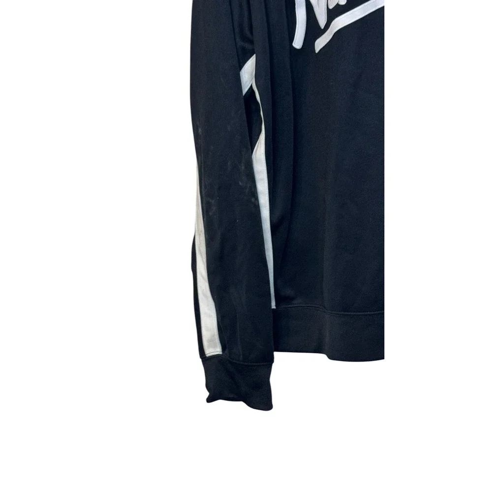 Nike Air Men's Top Spell Out On Back Full Zip‎ Loose Fitted Jacket Black Large